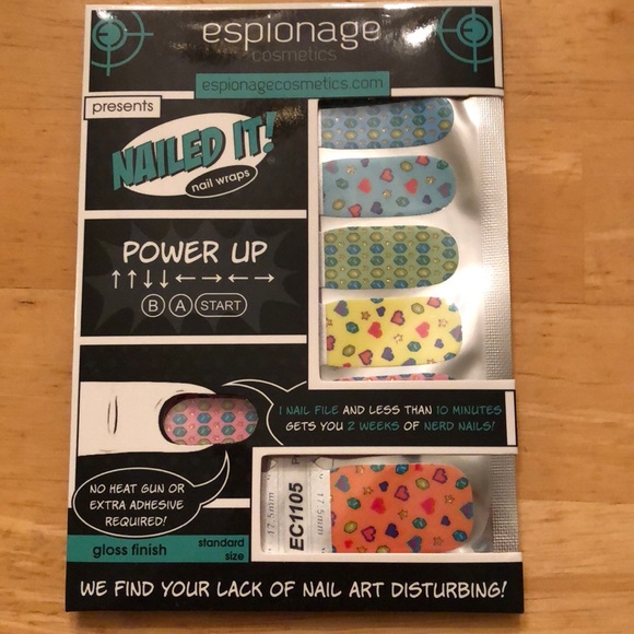 Espionage Cosmetics Nail Wrap Power Up - Picture 1 of 3